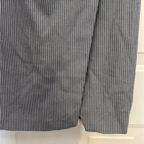 Banana Republic Striped Faux Wrap Sleeveless Mini Dress, Size 6 - Picture 4 of 12